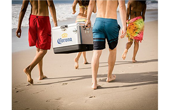 Corona Cooler on the Beach