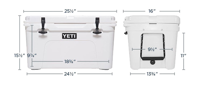 Yeti Tundra 50 Dimensions